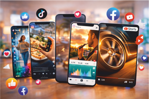 Social media video production